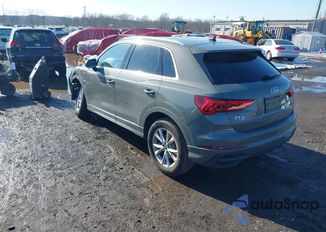 2025 Audi Q3 Premium 45 Tfsi S Line Quattro Tiptronic z USA, uszkodzony, nr VIN WA1DECF3XS1044651